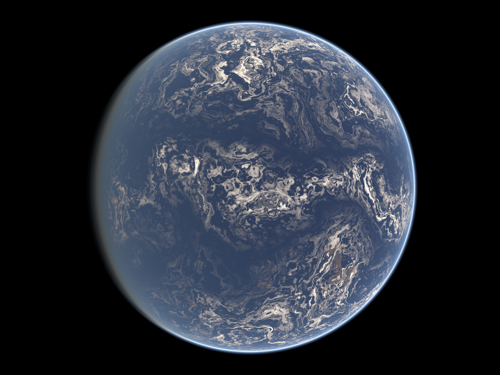 Ocean surface pattern — the primal source